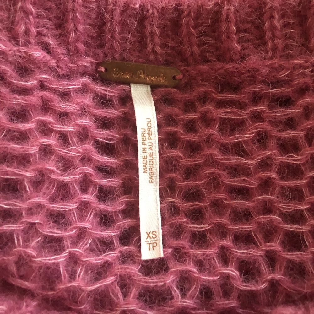 Free People Light And Lofty Open Weave Sweater Xs - image 4